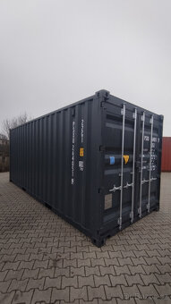 Lodní  20 ft kontejner po jedné cestě barva antracit