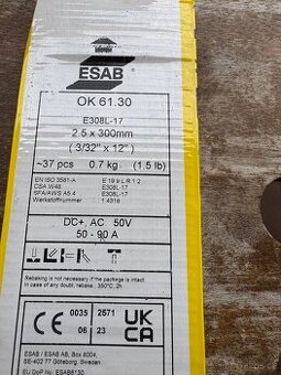 Svařovací elektrody - ESAB,ceny v textu