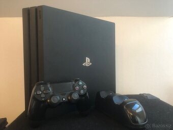 Prodám ps4 pro 1TB s nabiječkou na ovladač