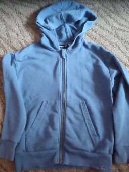 Tepláková mikina s kapucí vel. 122-128