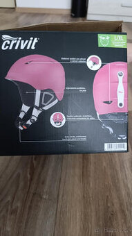 Dívčí lyžařská přilba CRIVIT  + brýle CRIVIT