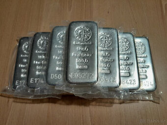 Stříbrný investiční slitek 1kg