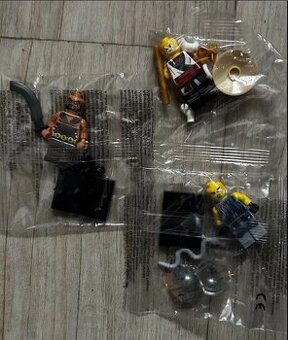 Nové LEGO Ninjago figurky – 3 ks.