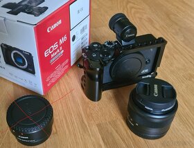Prodám set Canon Eos M6 II EF-M - 1