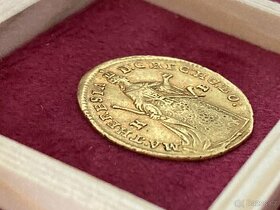Zlatý Dukát Marie Terezie 1743 KB vzácný a hledaný - 1