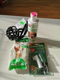 Výbava pro psa - náhubek, +ZDARMA šampon, kartáček, ubrousky