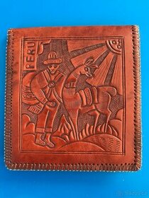 Kožená peněženka z PERU - 1