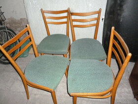 4x židle ,tvrdý masiv za 1200 kč
