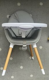 Jídelní židlička Kinderkraft FINI Grey