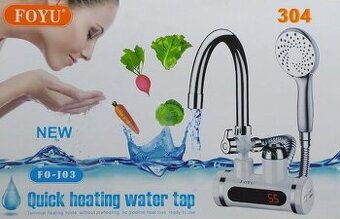 Průtoková vodovodní baterie s elektrickým ohřevem vody a spr - 1