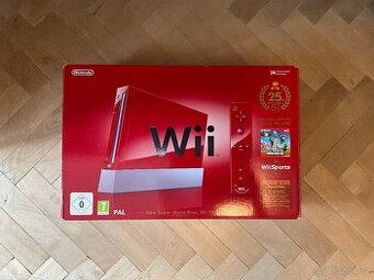 Nintendo Wii Červená limitovaná edice 25 Anniversary Mario
