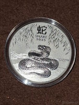 Stříbrná mince 1 Oz - Rok Hada 2025 - Novinka