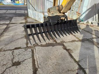 hrábě š.150cm pro stroje JCB ,CAT Komatsu