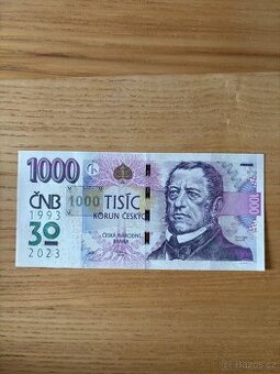Výroční bankovka 1000kč