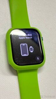 Apple Watch 7 45mm Blue, pěkný stav - 1