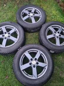 Alu kola 5x112 R16 6,5J ET42 zimní 215/60 R16 - 1