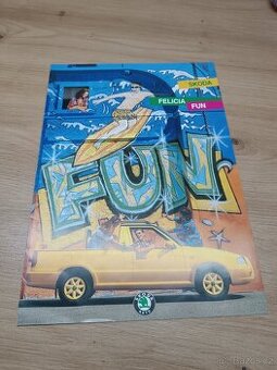Originální prospekt Škoda Felicia Pickup Fun