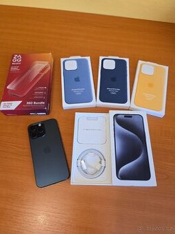 Prodám iPhone 15 Pro Max, 512GB, záruka T-Mobile do 12/2025 - 1