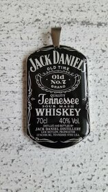 Přívěsek a spona na bankovky JACK DANIELS - Nový.