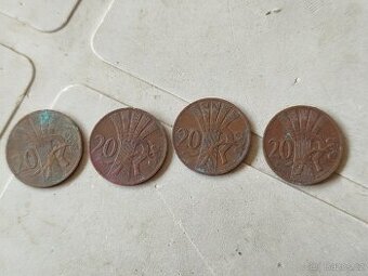 Mince 20 haléř 1948,1949