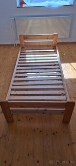 Postel masiv 90x200