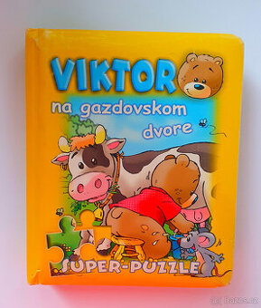 Viktor na selském dvoře.Kniha z puzzle.