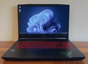 MSI KATANA G66 - i5, 16GB RAM, RTX 3060 6GB, ZÁRUKA