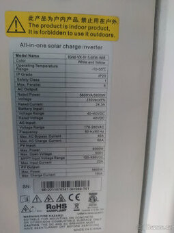 hybridní měnič Easun 5,6kw