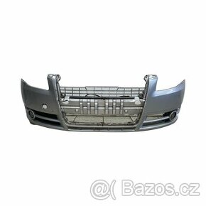 Přední nárazník stříbrná LY7W Audi A4 B7 8E S-Line r.v. 2007