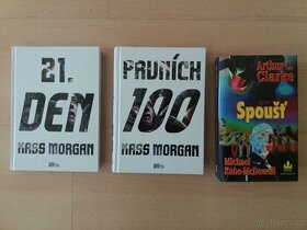 Knihy 3x Sci-fi - Clarke, Morgan