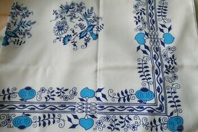 Ubrus cibulák NEPOUŽIT,  80.léta, 118x140cm