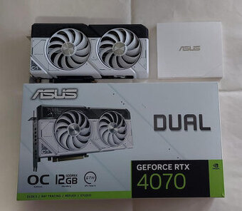 ASUS Dual RTX 4070 White OC Edition 12GB GDDR6X