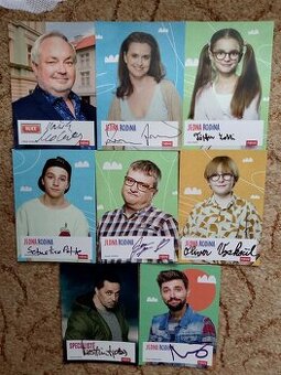 Autogramy Jedna rodina