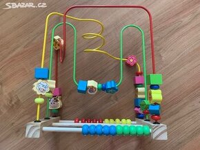 Dřevěný motorický labyrint