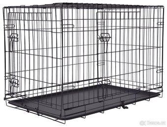 Klec Dog Fantasy skládací černá