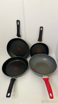 Sada pánví Tefal + wok pánev Banquet (použité)