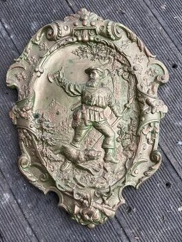 Lovecký myslivecký erb, odlitek