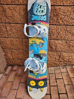 Prodám dětský snowboard 126cm komplet s vázáním