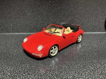 Porsche 911 carrera cabrio 1993 1:18