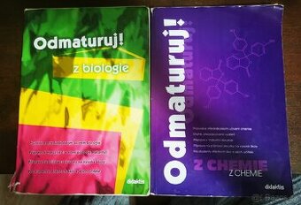Prodám knihy Odmaturuj z biologie a chemie