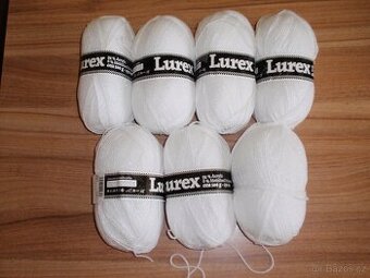 Vlna na pletení nebo háčkování "Lurex"- 700 gramů