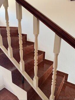 Dřevěné zábradlí