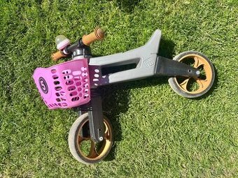 Odrážedlo FUNNY WHEELS Rider SuperSport 2v1 bílé s popruhem