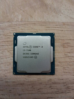 Intel Core i3-7100 @ 2x 3.90GHz + chladič.