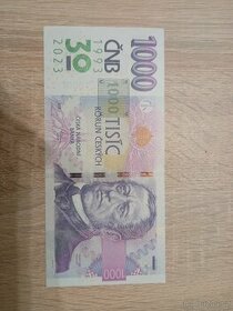 Výroční bankovka 1000 Kč