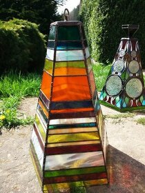 kuchyňský vitrážový lustr PIEROT - 1