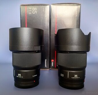Panasonic Lumix 35mm f1.8, 85mm f1.8