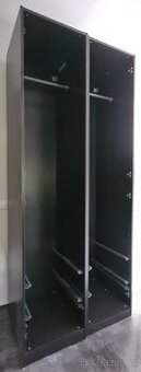 577 - 2x šatní skříně s dveřmi se zrcadly