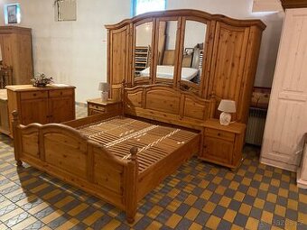 KOMPLETNÍ DŘEVĚNÁ LOŽNICE JITONA NATUR ART