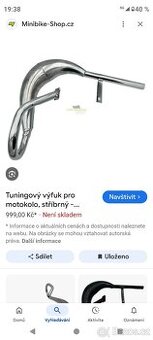 Výfuk na motokolo - 1
